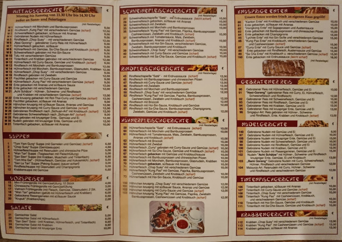 Golden Panda Neuötting Chinarestaurant Photo Menu 1