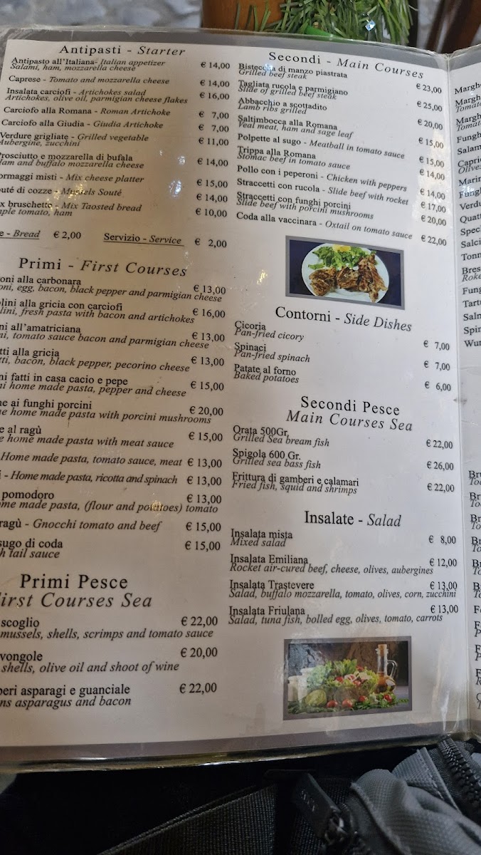 Trattoria Lungaretta Photo Menu 10