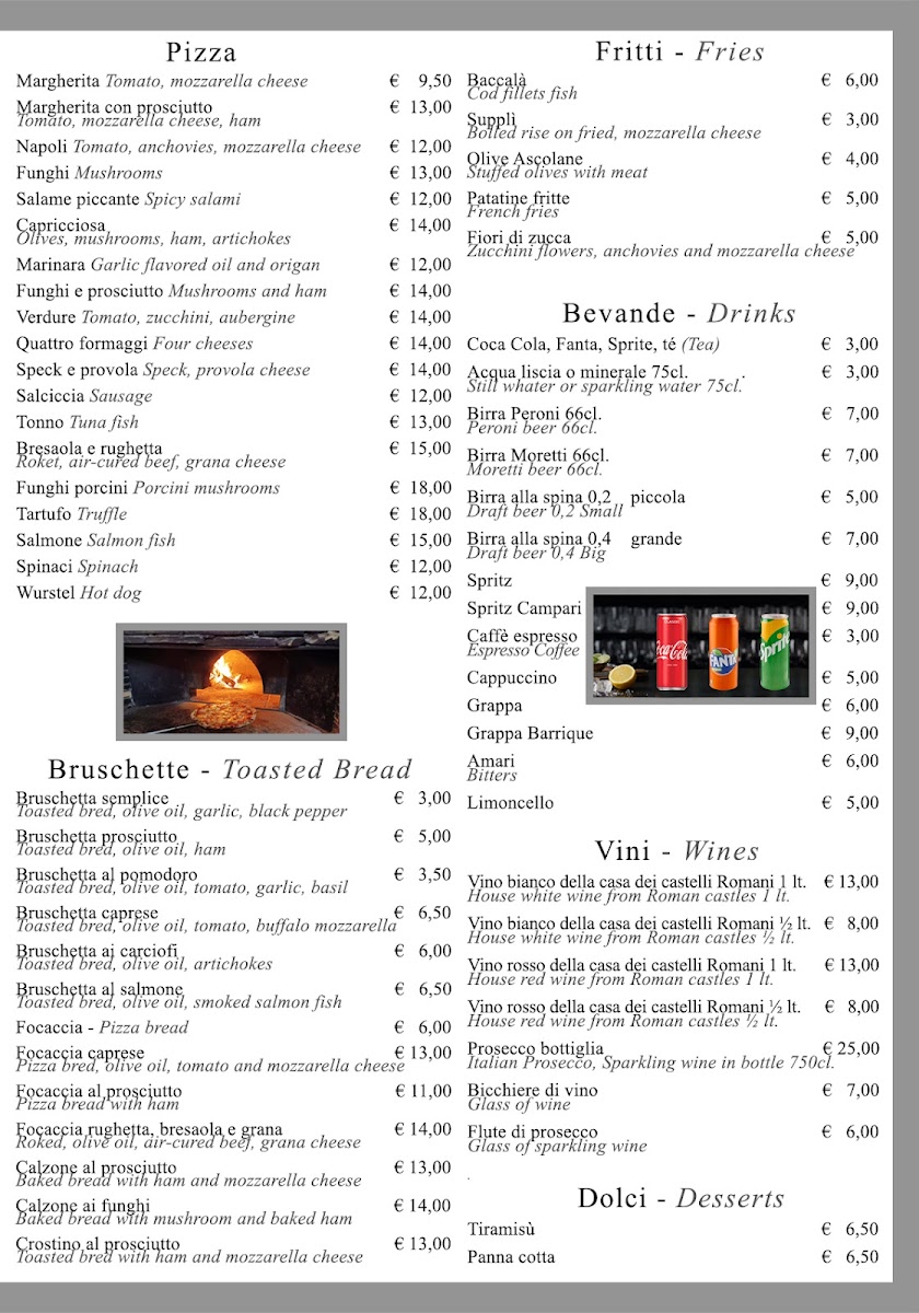 Trattoria Lungaretta Photo Menu 5