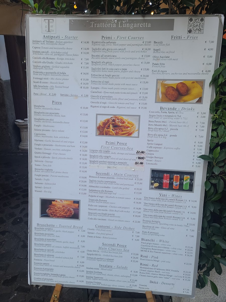 Trattoria Lungaretta Photo Menu 6