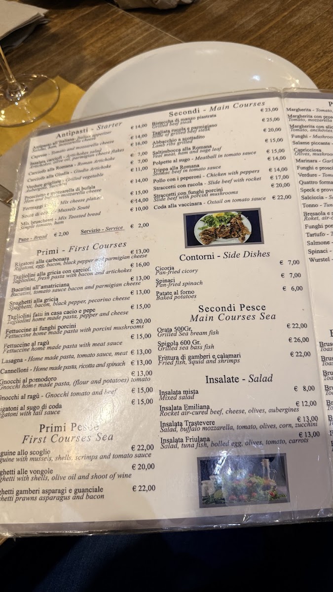 Trattoria Lungaretta Photo Menu 8