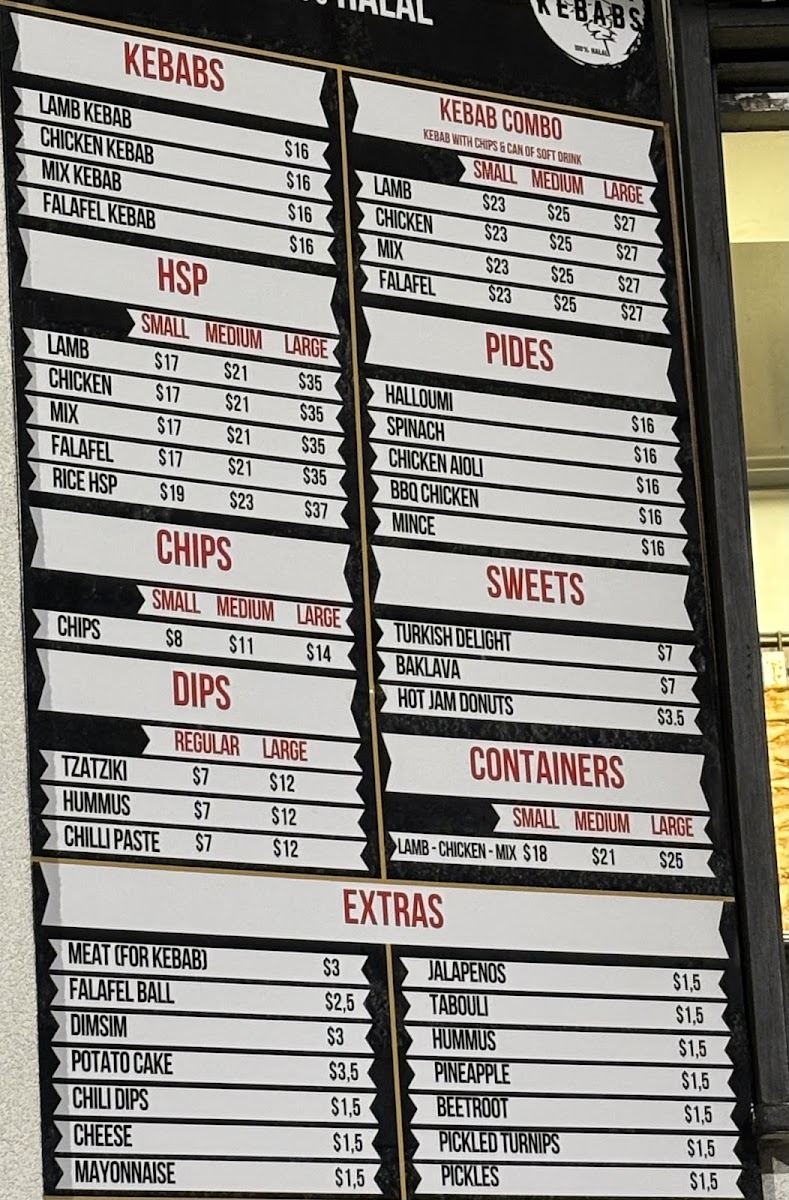 Hot Spot Kebabs Photo Menu 2