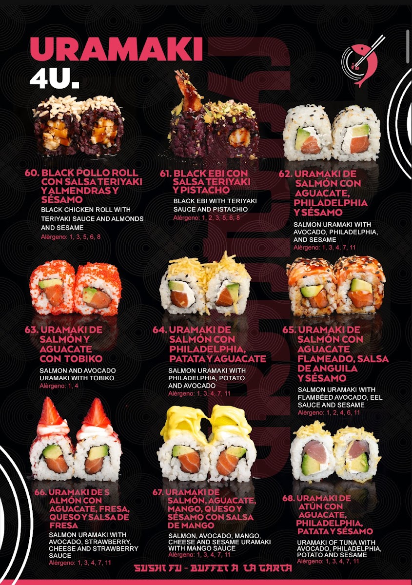 Sushi fu japones Photo Menu 1