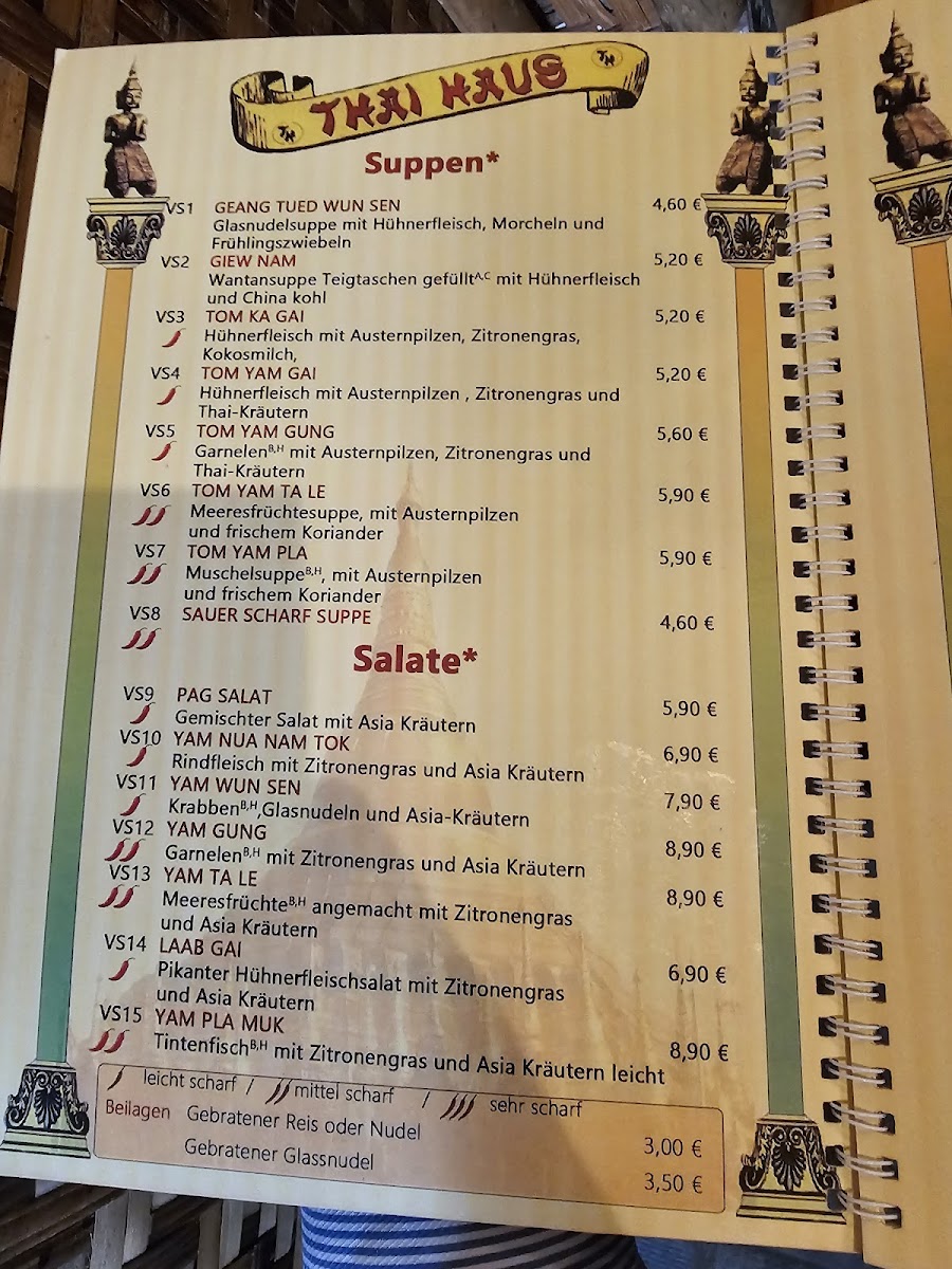 Thaihaus Photo Menu 1