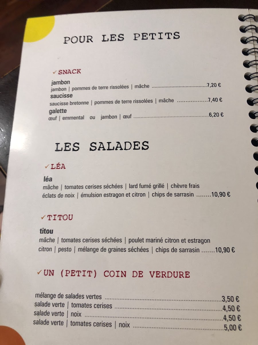 Crêperie Margaux Photo Menu 6