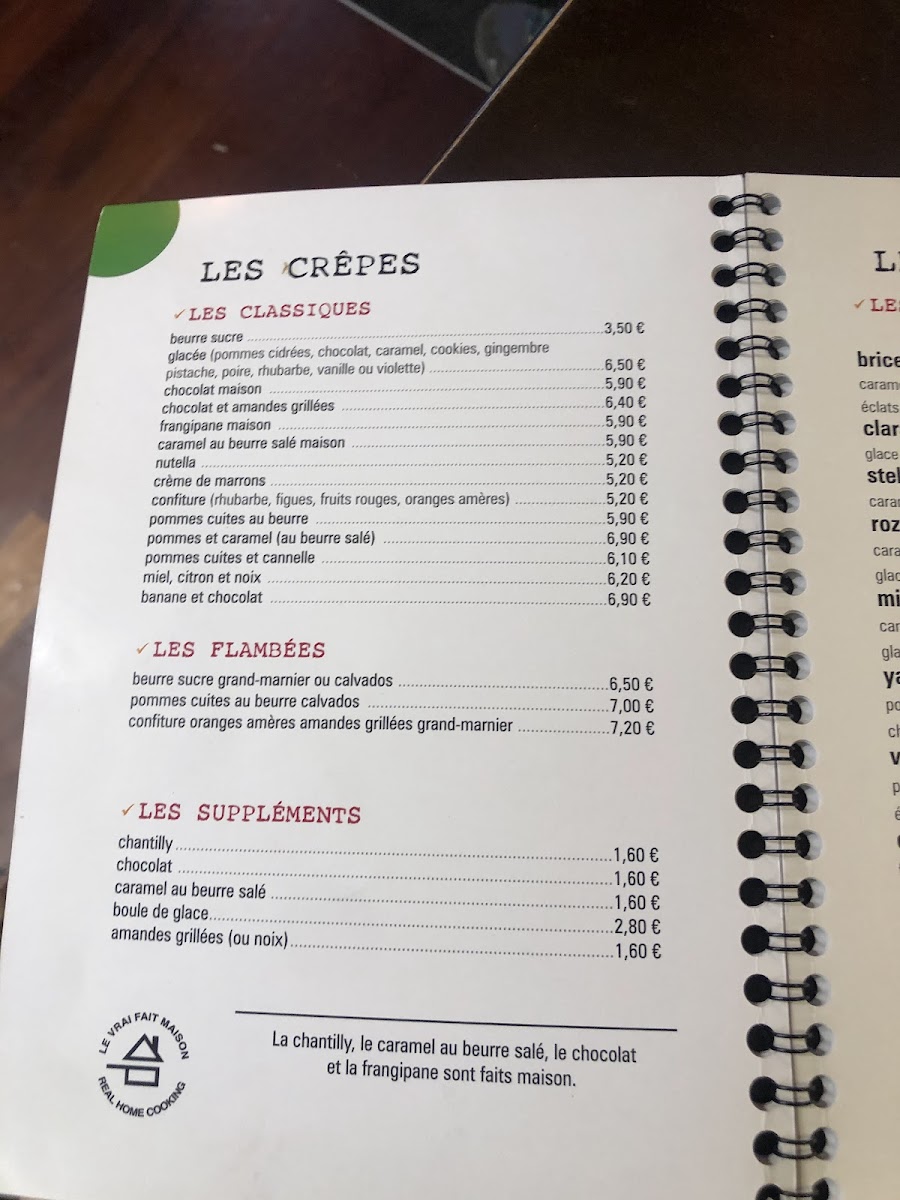 Crêperie Margaux Photo Menu 8