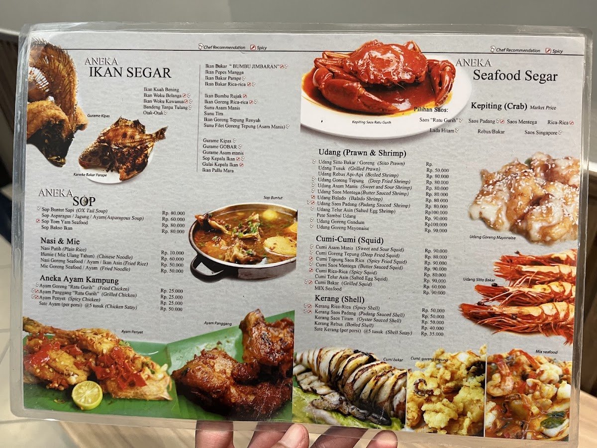 Ratu Gurih Seafood Market & Resto Photo Menu 3