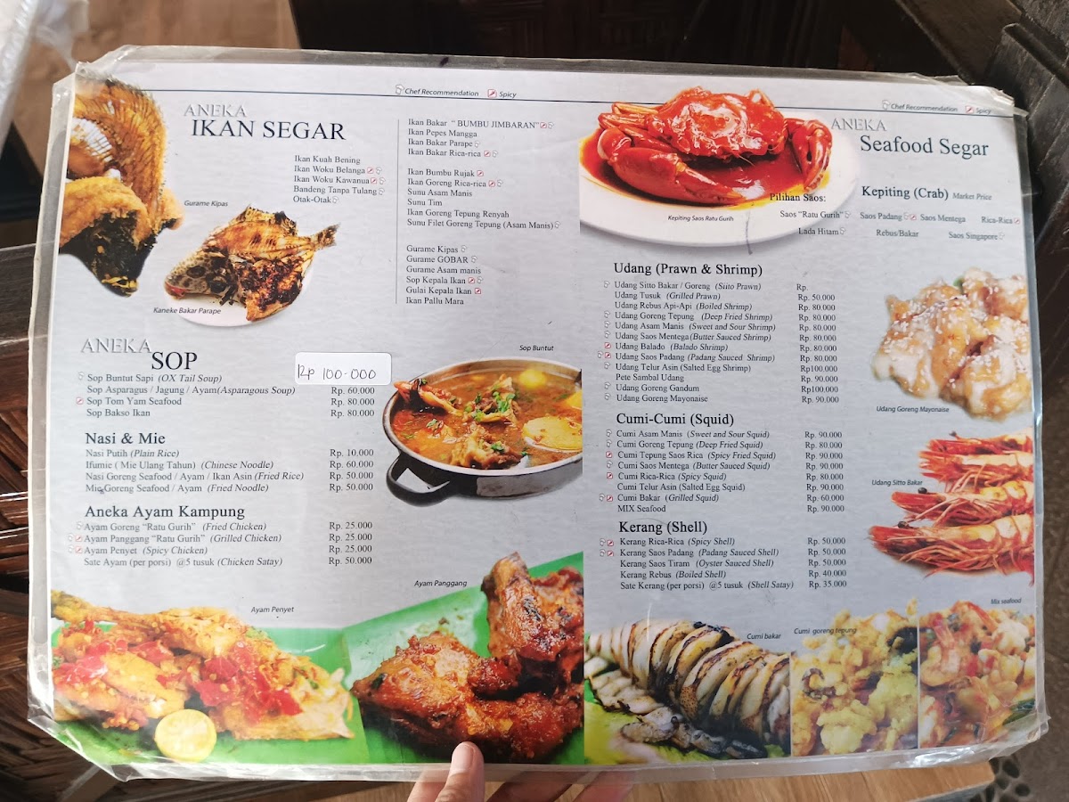 Ratu Gurih Seafood Market & Resto Photo Menu 4