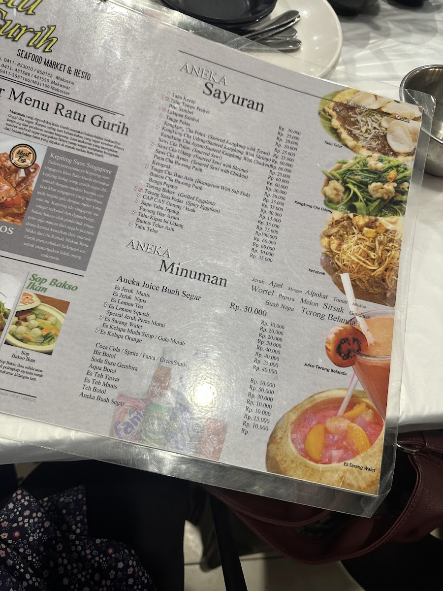 Ratu Gurih Seafood Market & Resto Photo Menu 7