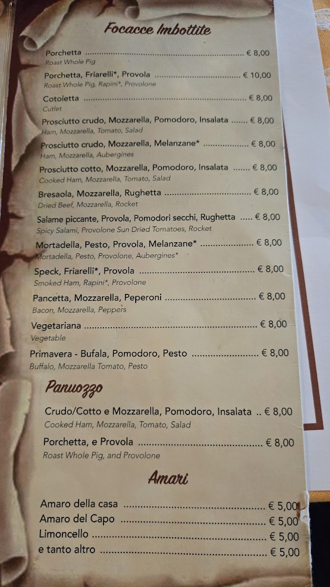 La Fraschetta Der Panino Photo Menu 2