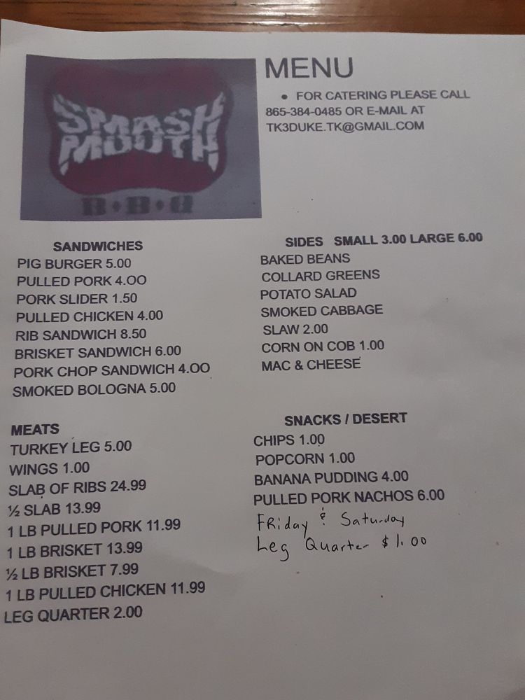 Smash Mouth BBQ Photo Menu 5