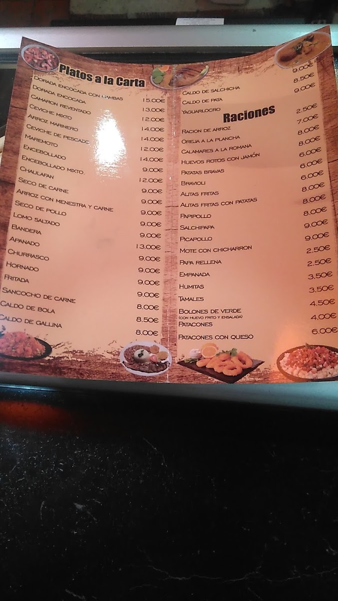 Restaurante Saraguros Photo Menu 2