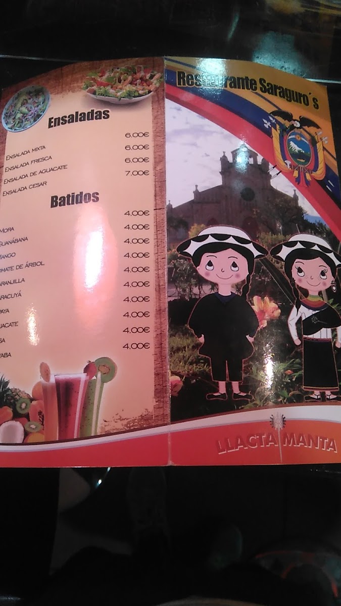 Restaurante Saraguros Photo Menu 3