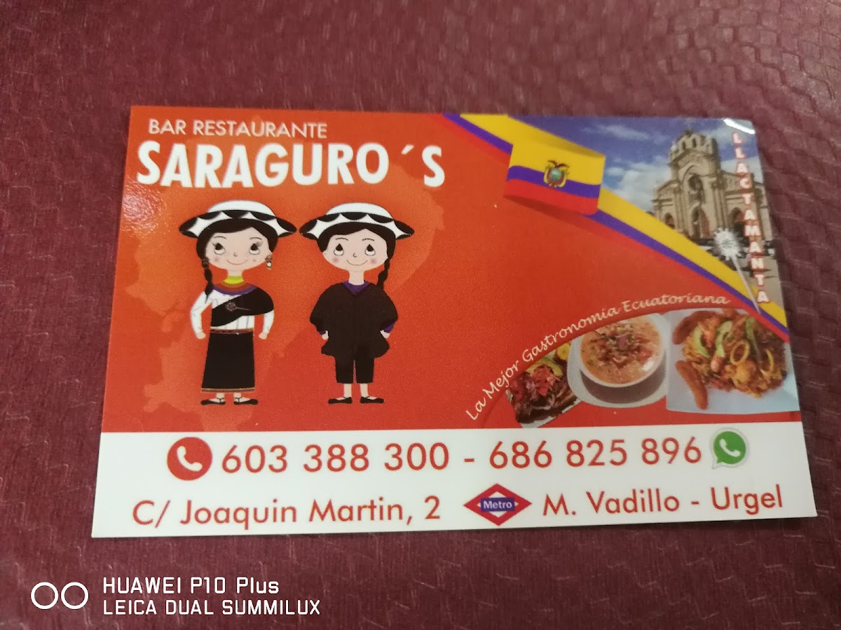 Restaurante Saraguros Photo Menu 7
