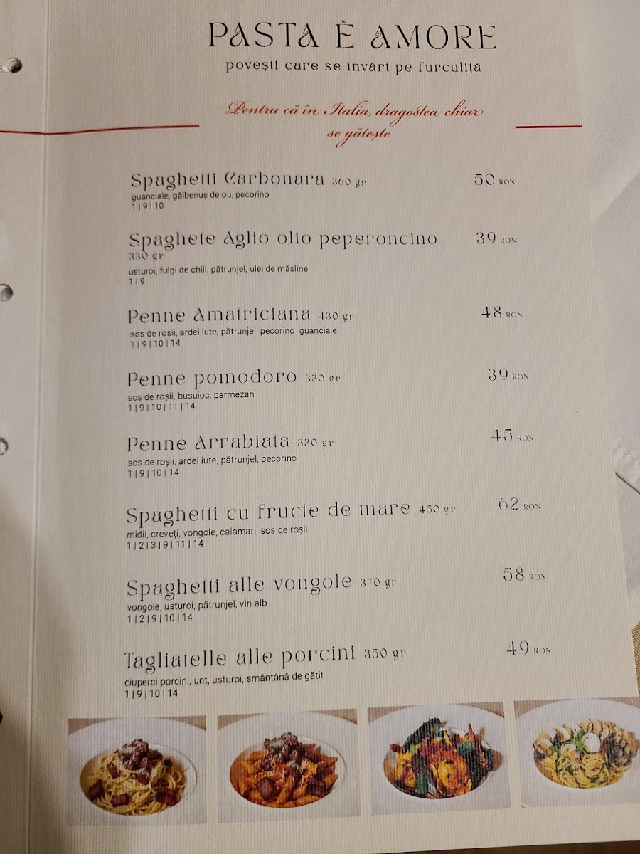 Luceterra Ristorante Photo Menu 1