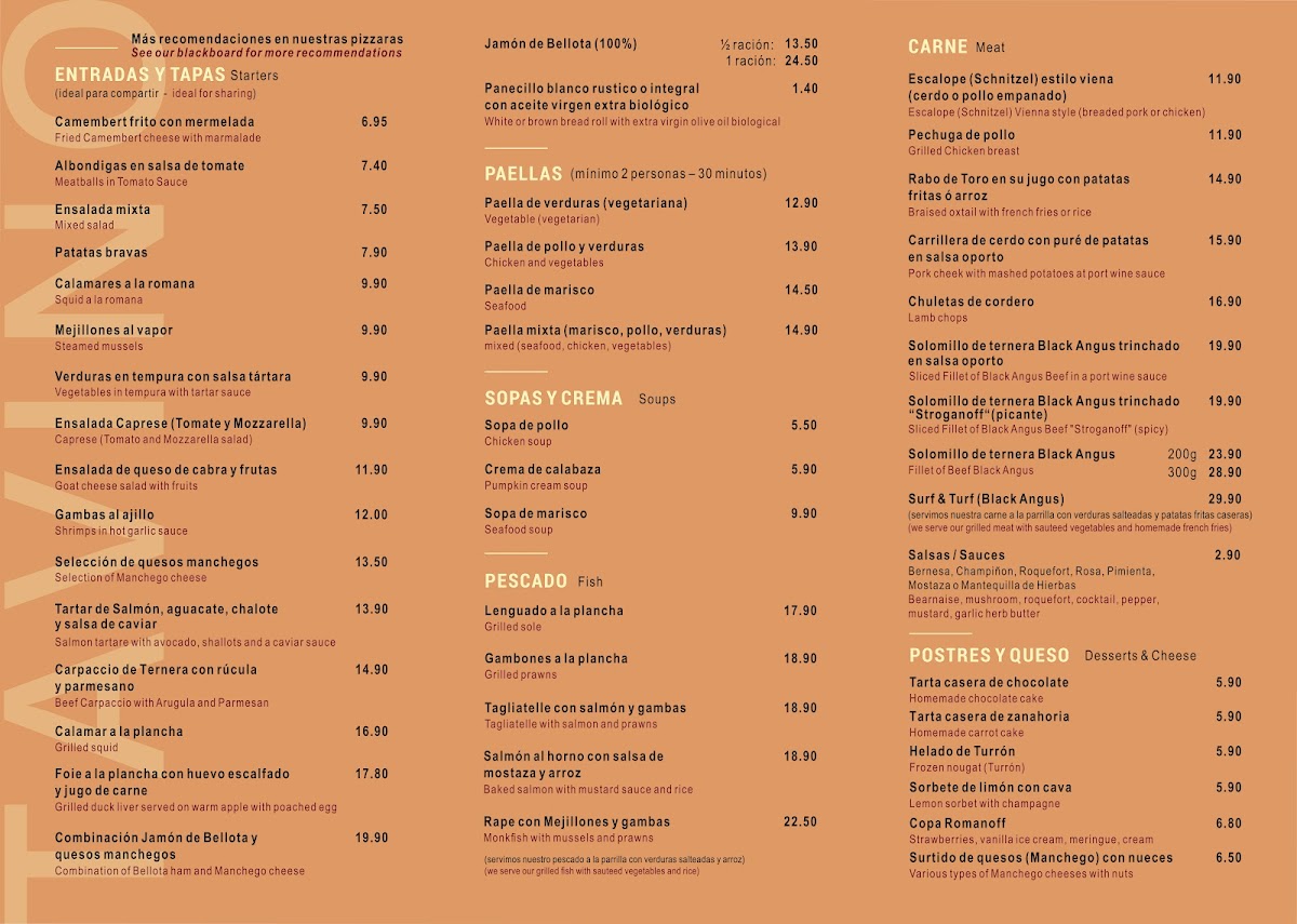 Restaurante Tavino Photo Menu 1