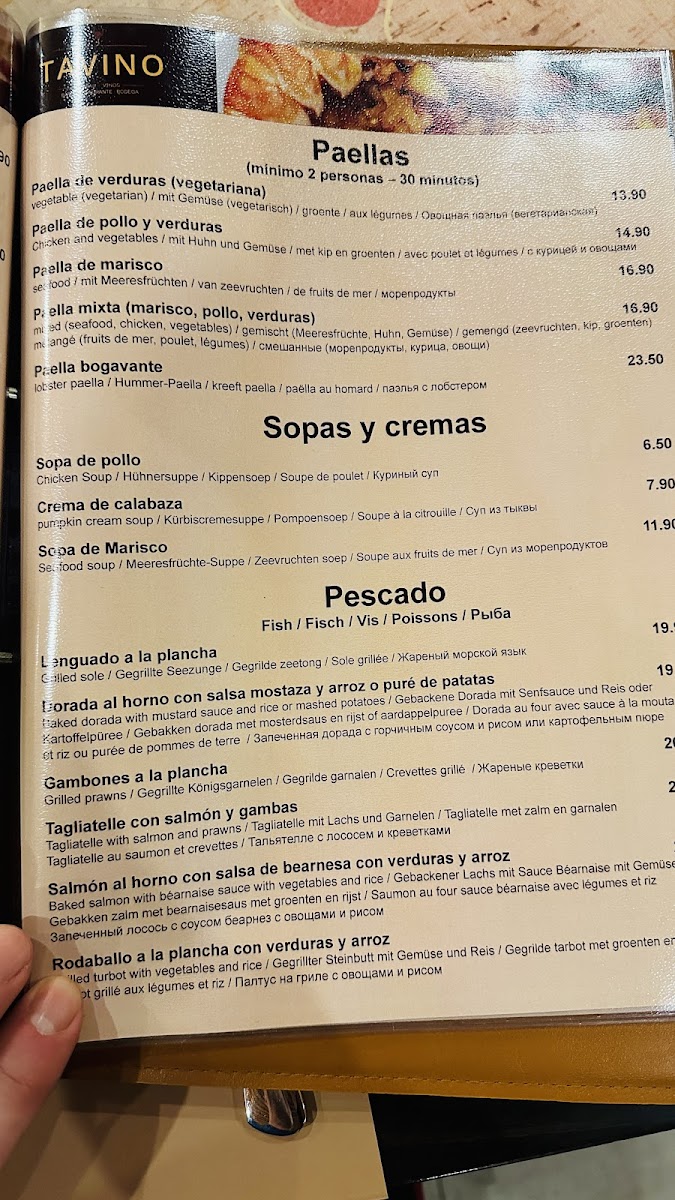Restaurante Tavino Photo Menu 8