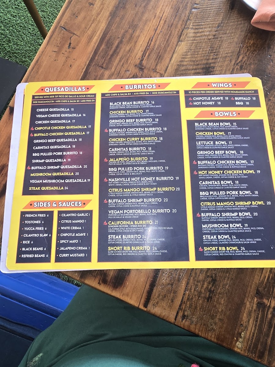 Bandoleros Tacos and Tequila Garden Photo Menu 10