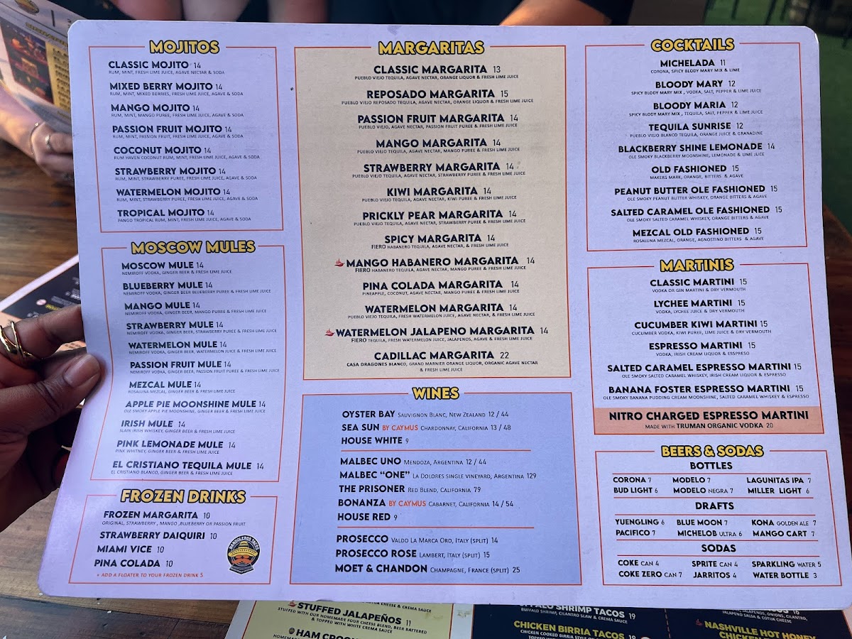 Bandoleros Tacos and Tequila Garden Photo Menu 6