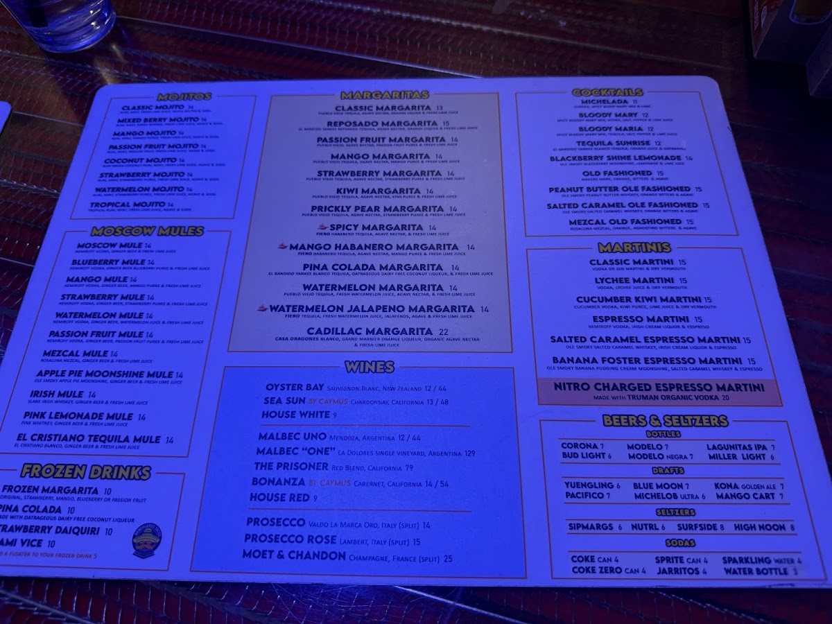 Bandoleros Tacos and Tequila Garden Photo Menu 7