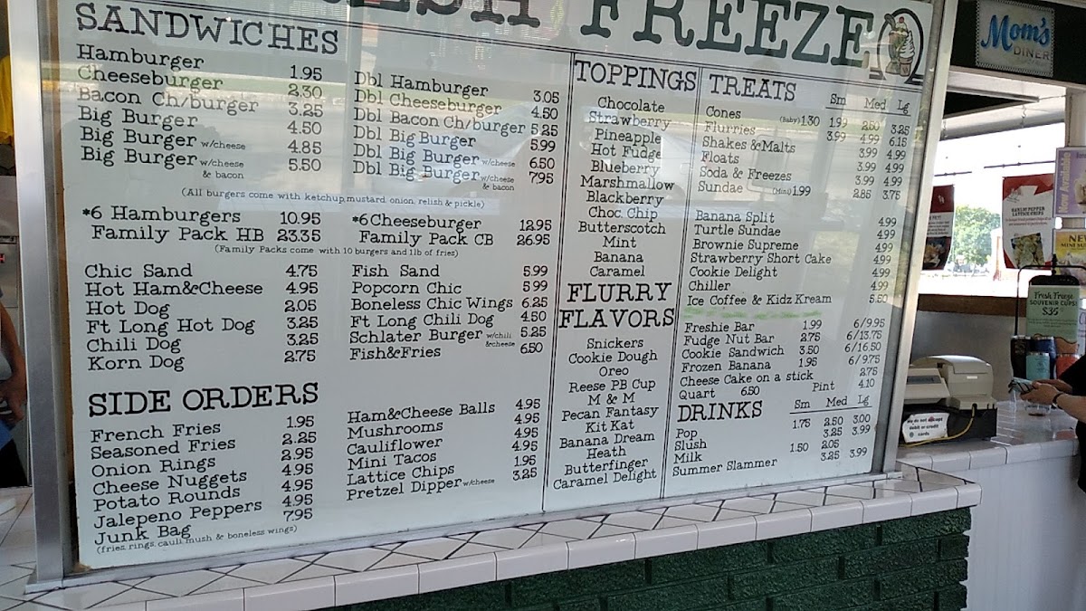 Fresh Freeze Photo Menu 4