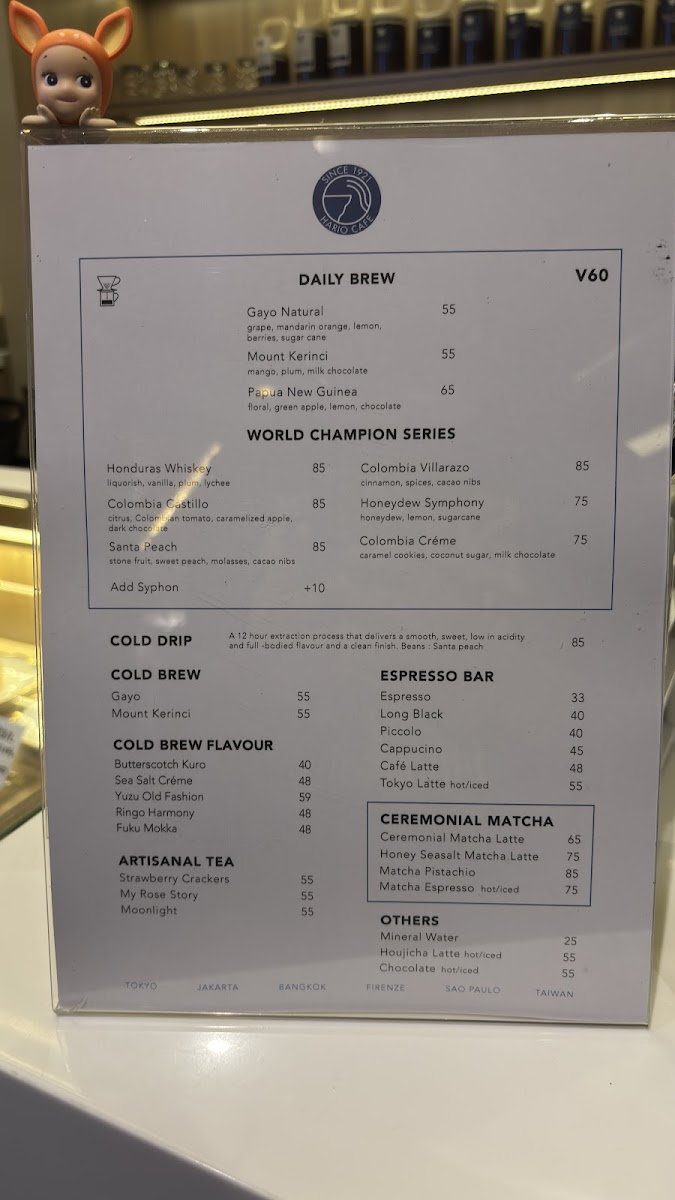 Hario Cafe Tokyo One Satrio Photo Menu 6