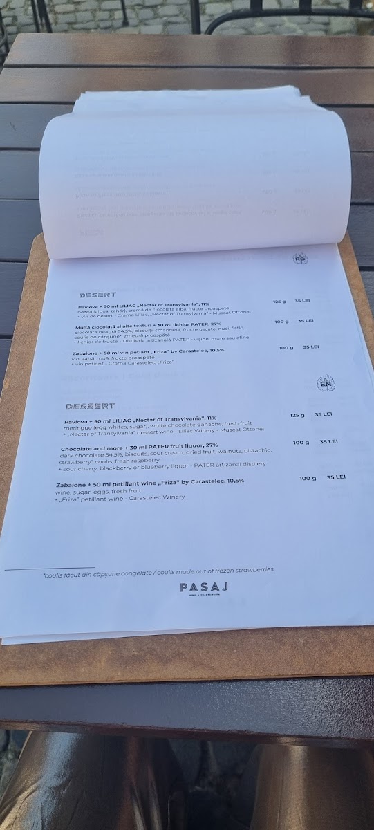 Restaurant Pasaj Sibiu Photo Menu 6