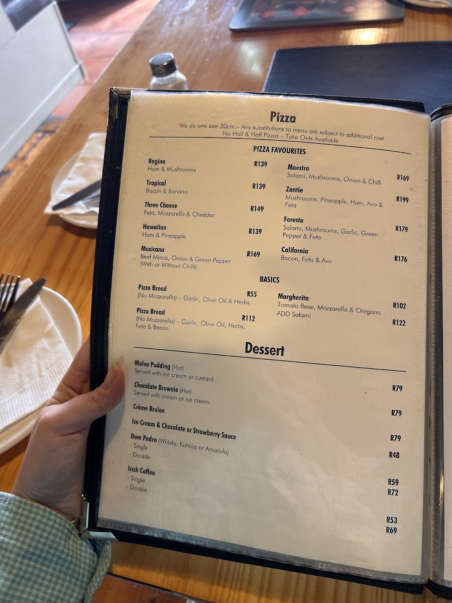 Talla's Tavern Photo Menu 2
