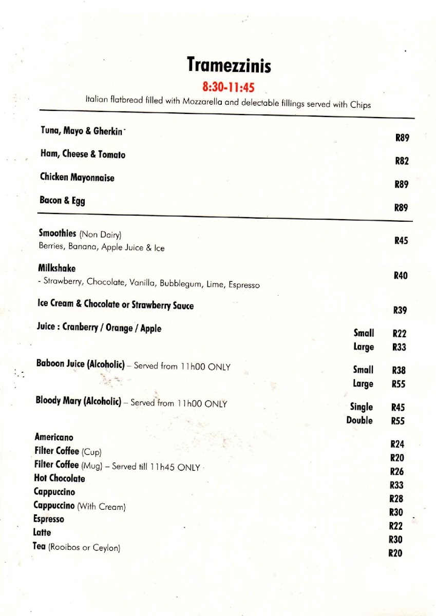 Talla's Tavern Photo Menu 8