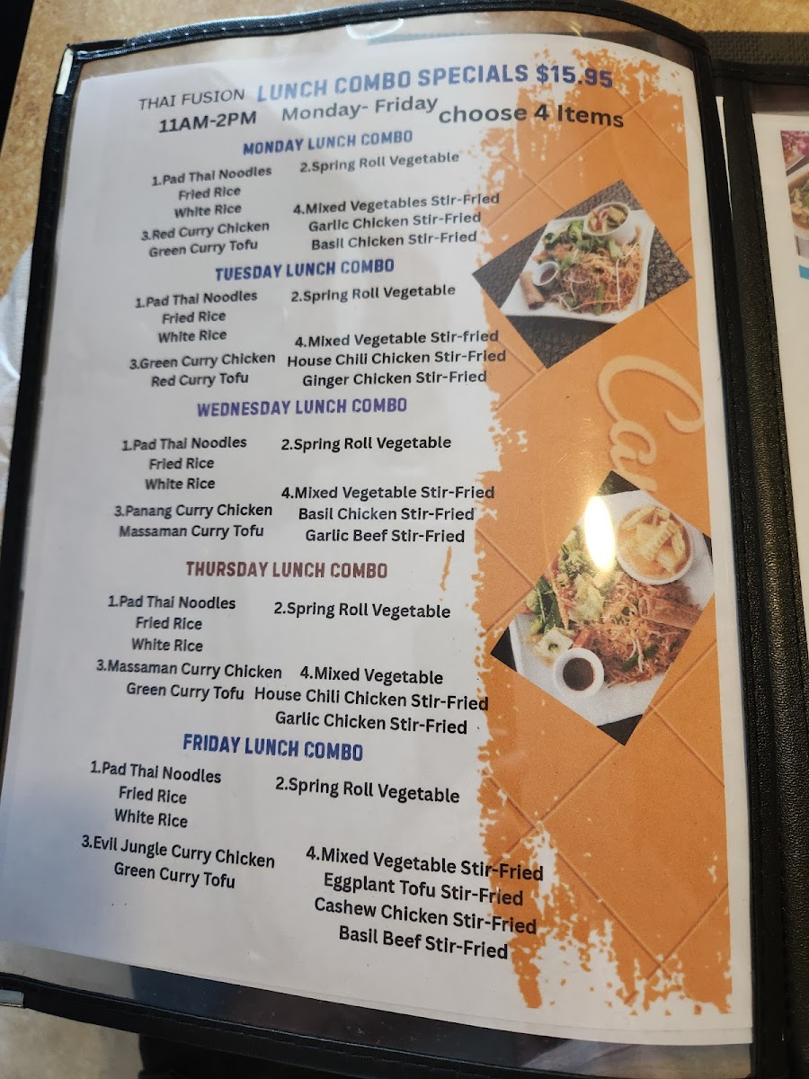 THAI FUSION RESTAURANT Photo Menu 4