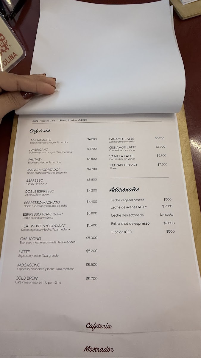 Piccolina cafe Photo Menu 1