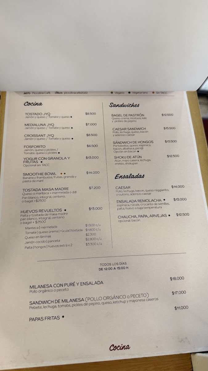 Piccolina cafe Photo Menu 3