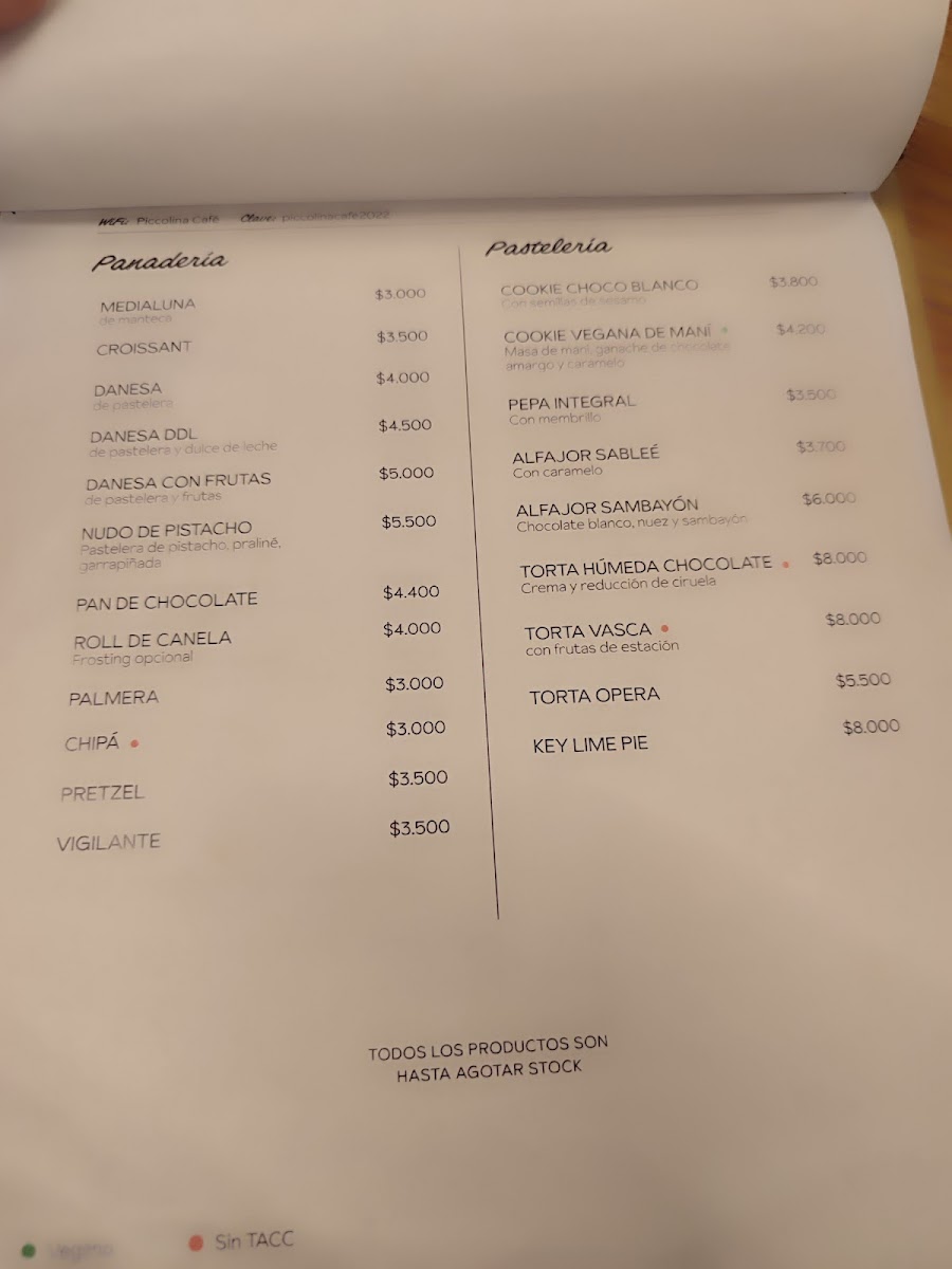 Piccolina cafe Photo Menu 6