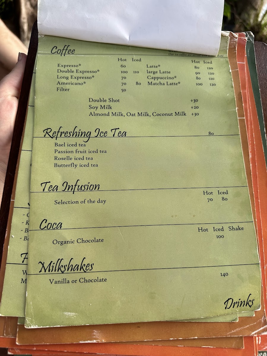Baan Manali Beach Café Photo Menu 10