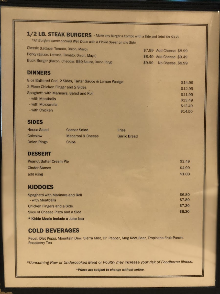 Ville Billy`s LLC Photo Menu 5