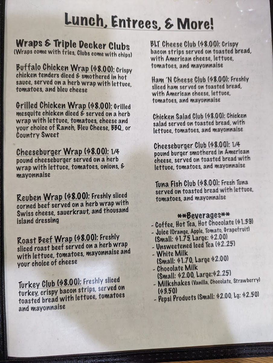 Village Restaurant Photo Menu 7
