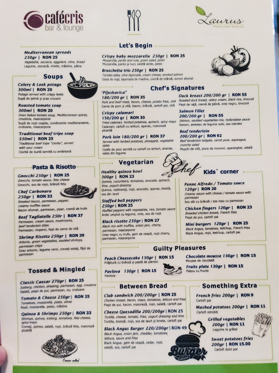 Laurus Mediterranean Restaurant Photo Menu 8