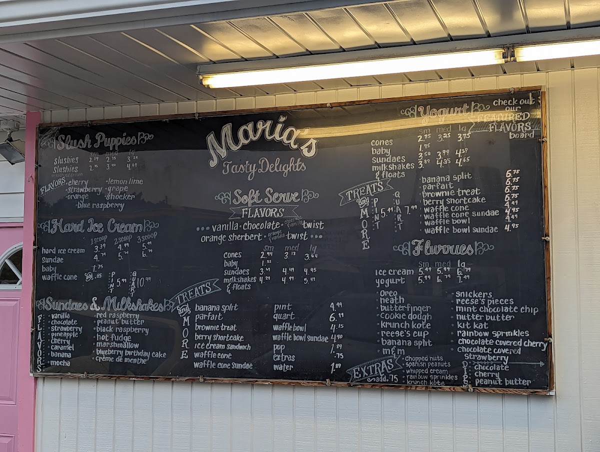 Maria's Tasty Delights Photo Menu 2