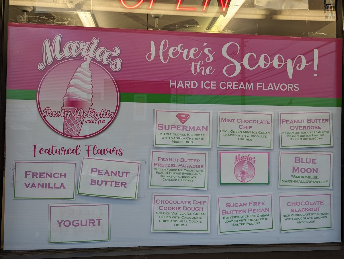 Maria's Tasty Delights Photo Menu 4