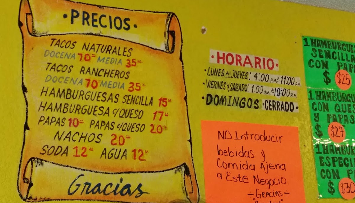 Tacos Aca Toy #2 Photo Menu 6