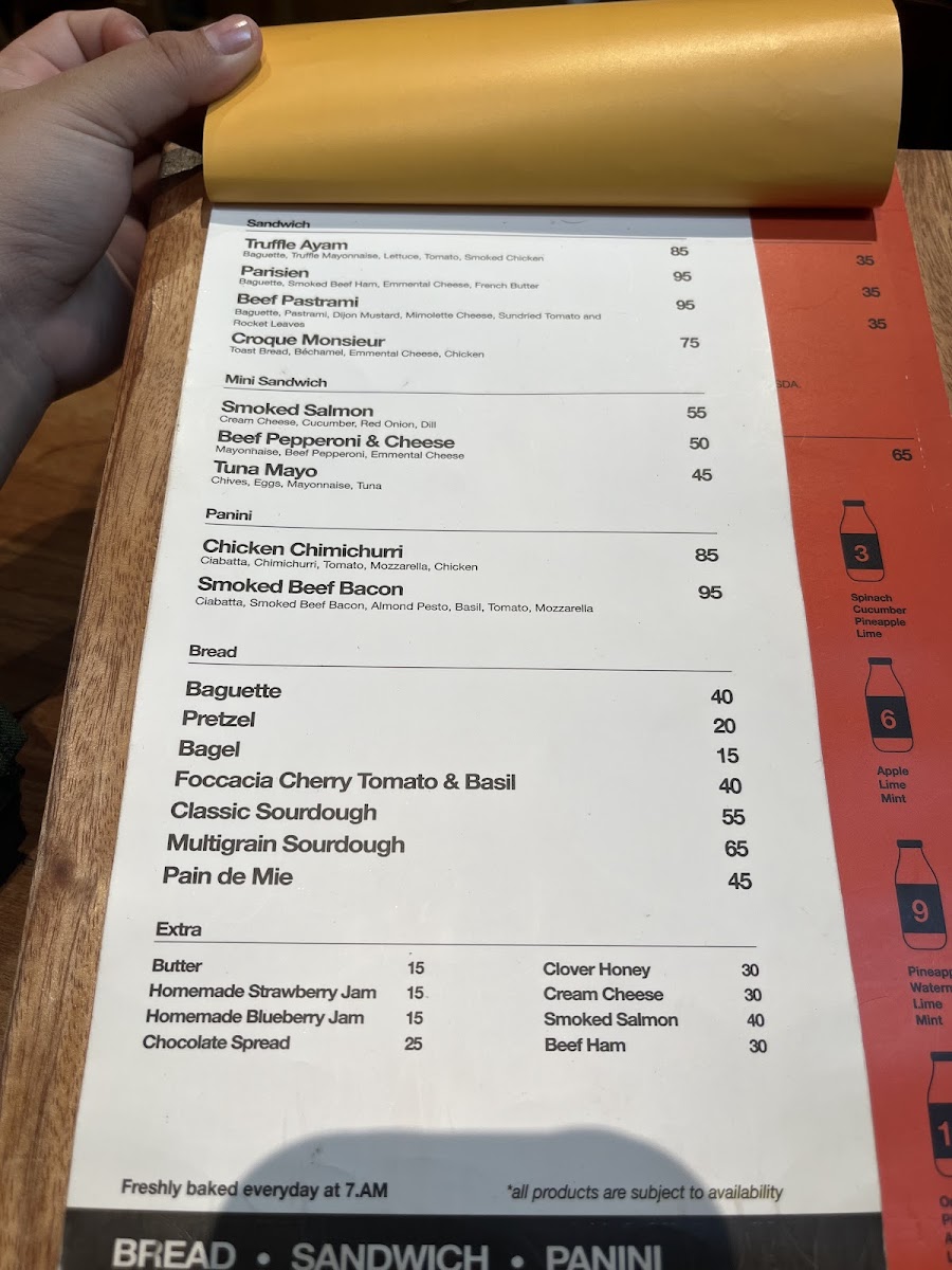 7.AM Bakers MargoCity Photo Menu 3