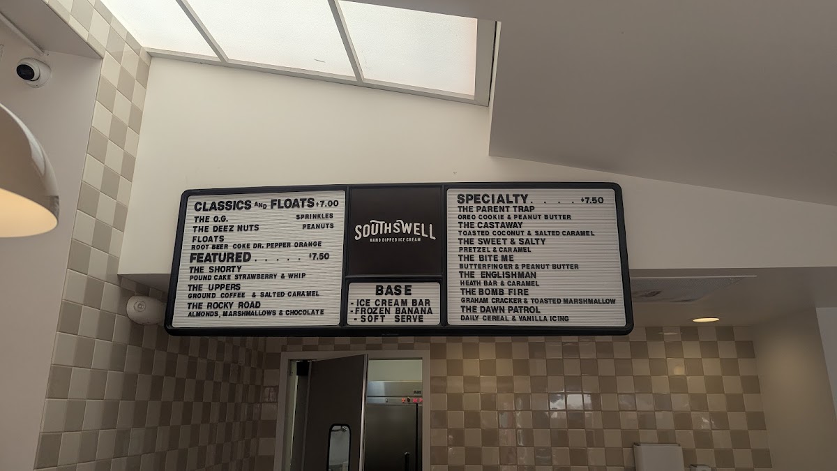 South Swell Ice Cream Photo Menu 3
