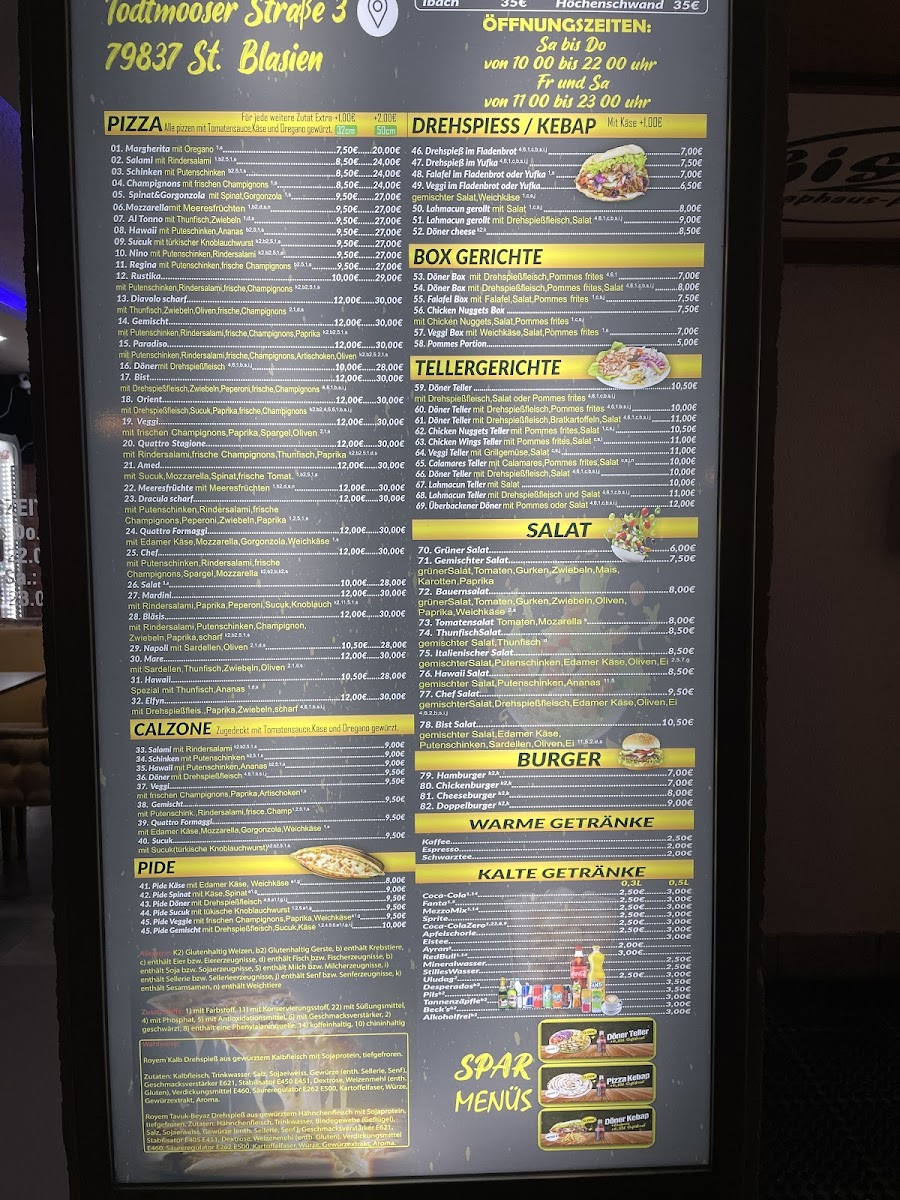 Bist Kebaphaus & Pizzeria Photo Menu 4