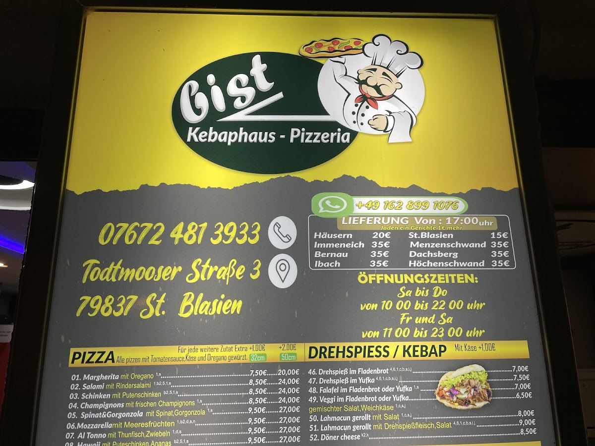 Bist Kebaphaus & Pizzeria Photo Menu 5