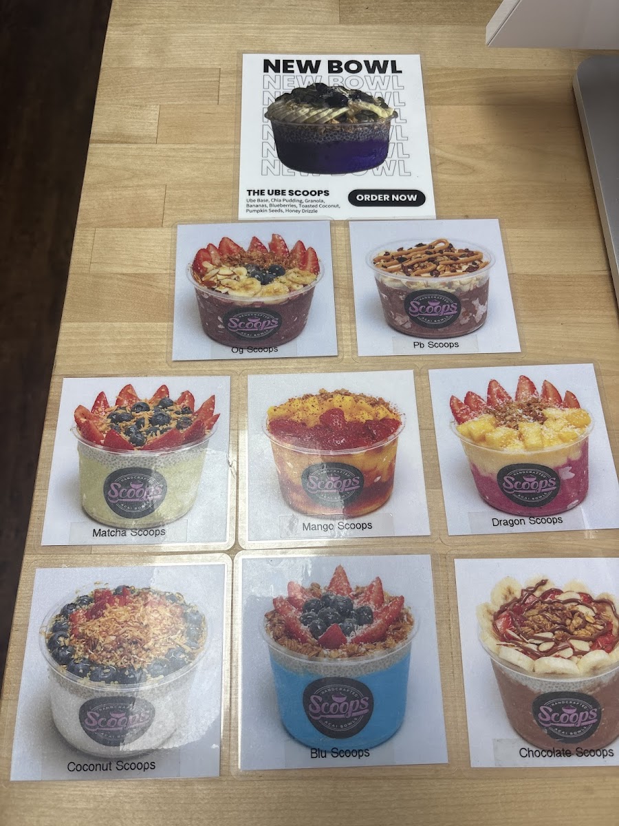 Scoops Handcrafted Acai Bowls Photo Menu 5