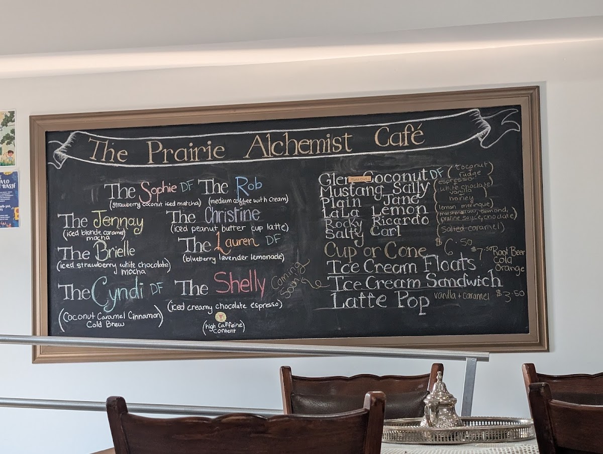 The Prairie Alchemist Photo Menu 1
