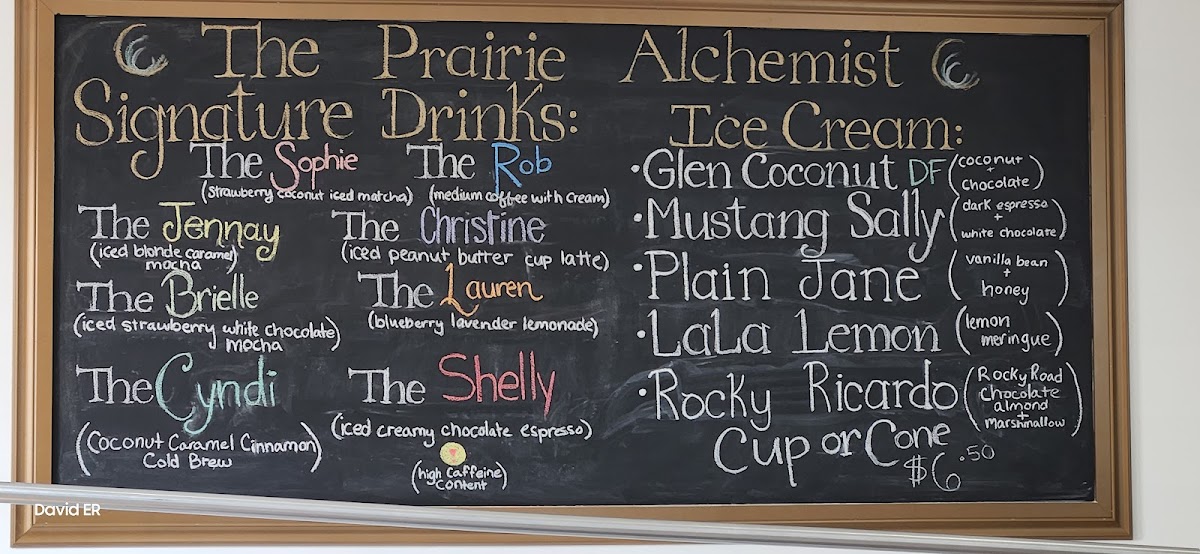 The Prairie Alchemist Photo Menu 2