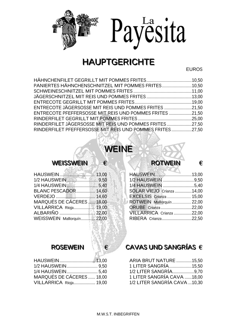 Restaurante La Payesita Photo Menu 3