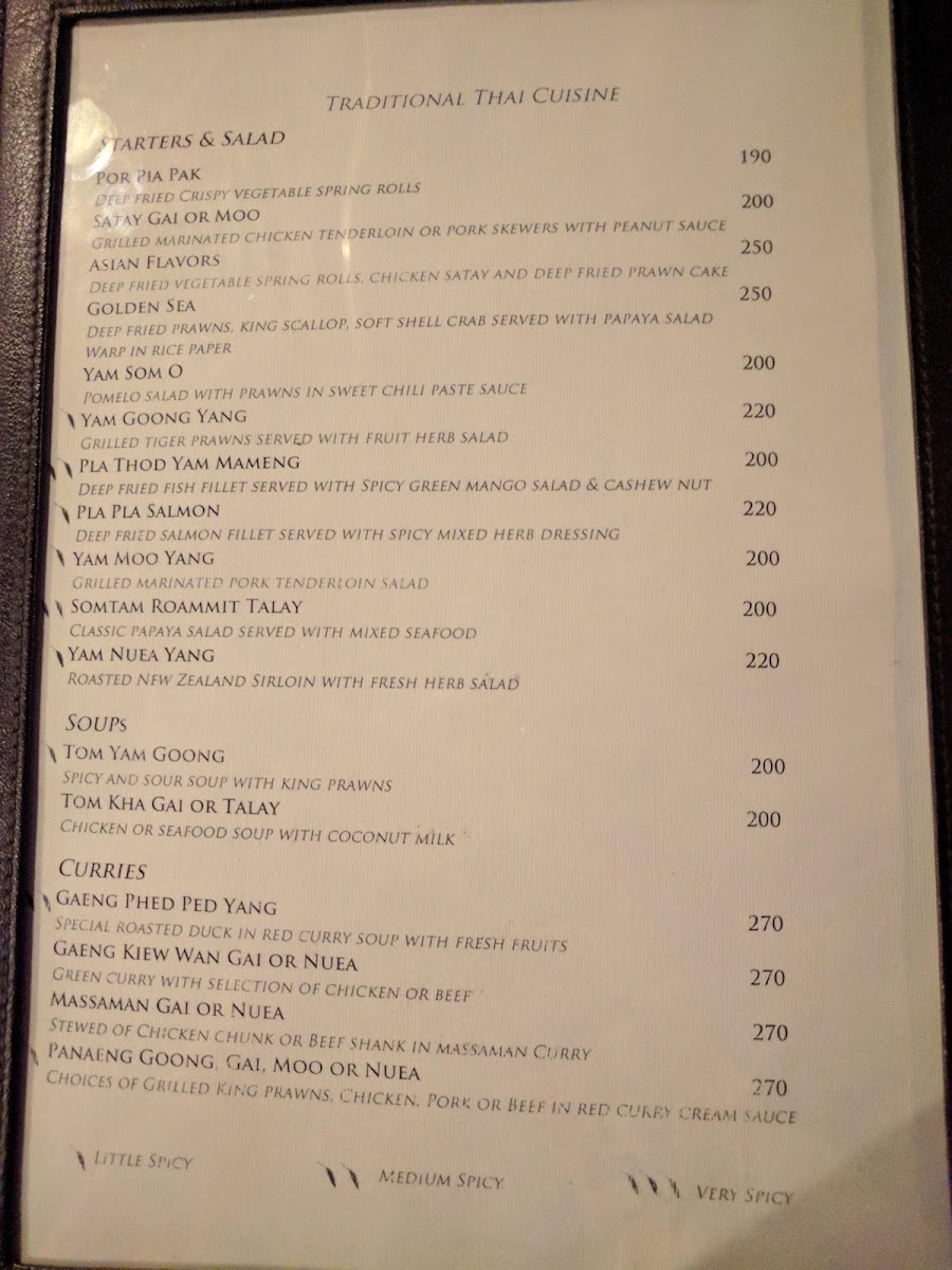 Prasuthon Restaurant Photo Menu 3