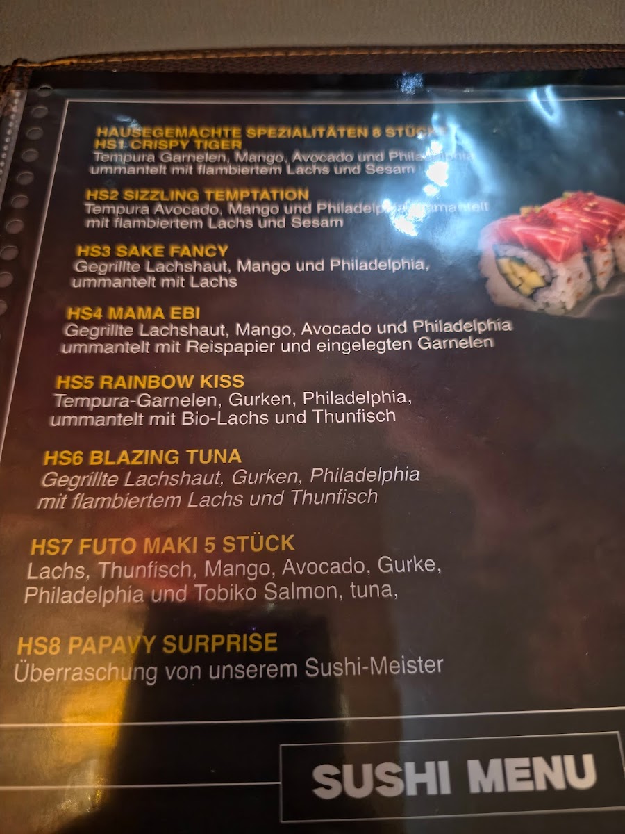 Papavy Restaurant Dahn Photo Menu 1